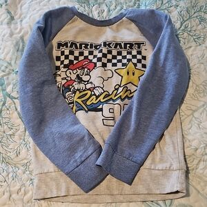 Jumping Beans Mario Kart Blue and Gray Sweatshirt